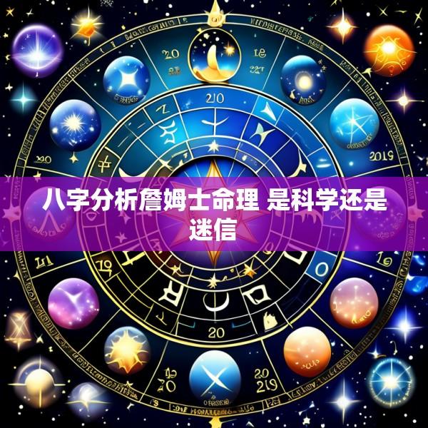 八字分析詹姆士命理 是科学还是迷信