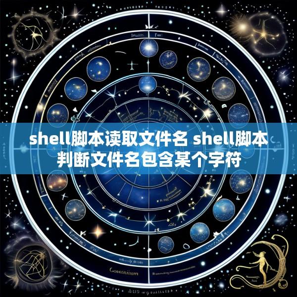 shell脚本读取文件名 shell脚本判断文件名包含某个字符