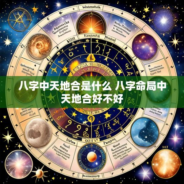 八字中天地合是什么 八字命局中天地合好不好