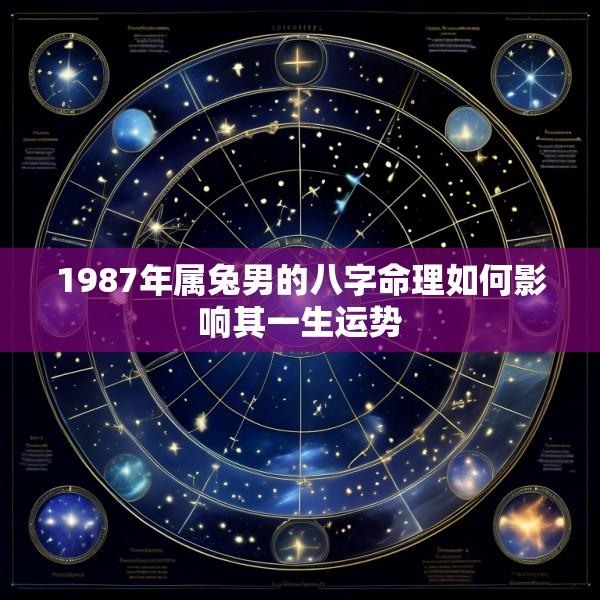 1987年属兔男的八字命理如何影响其一生运势