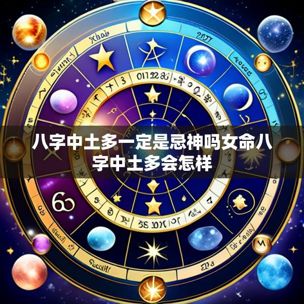 八字中土多一定是忌神吗女命八字中土多会怎样
