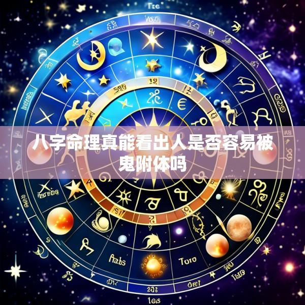 八字命理真能看出人是否容易被鬼附体吗