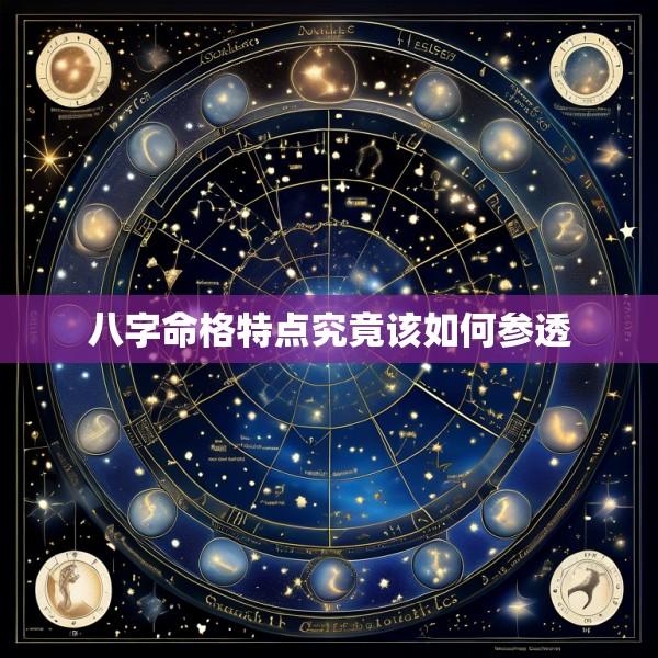 八字命格特点究竟该如何参透