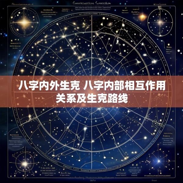 八字内外生克 八字内部相互作用关系及生克路线