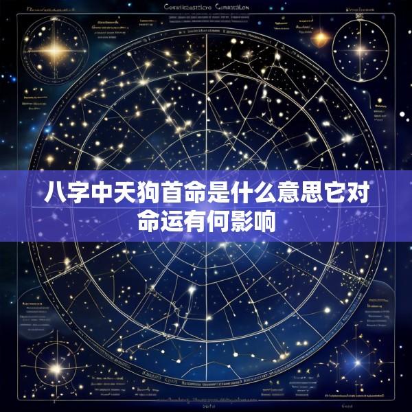 八字中天狗首命是什么意思它对命运有何影响