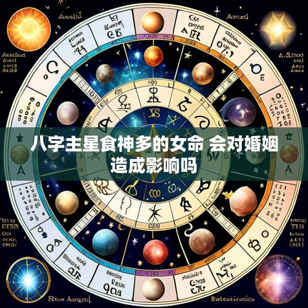 八字主星食神多的女命 会对婚姻造成影响吗