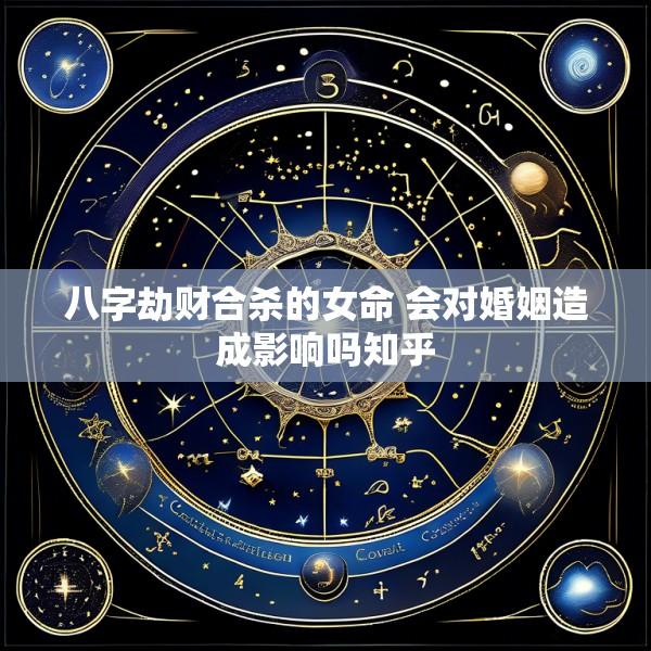 八字劫财合杀的女命 会对婚姻造成影响吗知乎