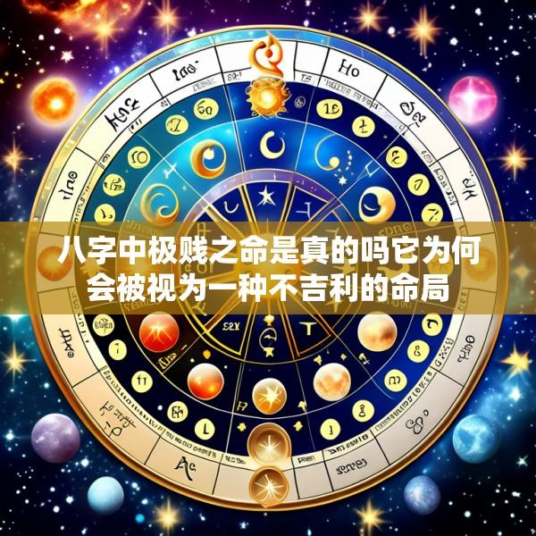 八字中极贱之命是真的吗它为何会被视为一种不吉利的命局