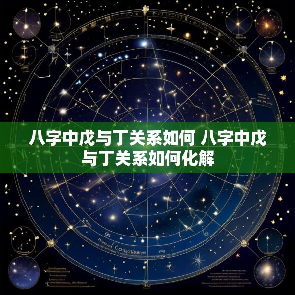 八字中戊与丁关系如何 八字中戊与丁关系如何化解