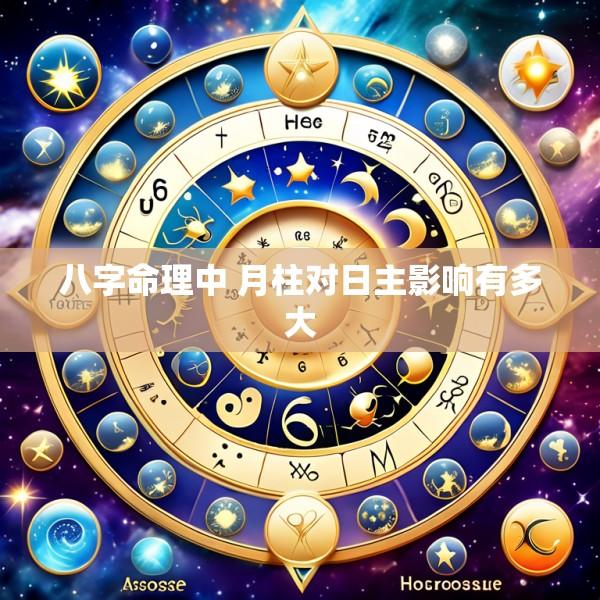 八字命理中 月柱对日主影响有多大