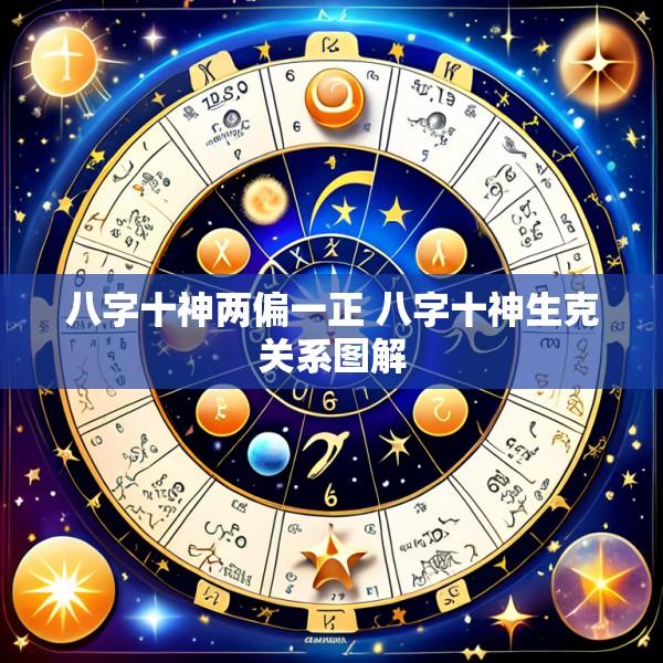 八字十神两偏一正 八字十神生克关系图解