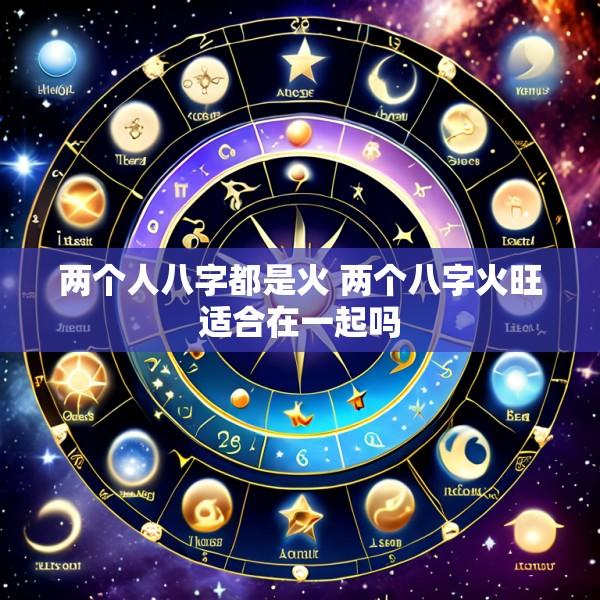 两个人八字都是火 两个八字火旺适合在一起吗