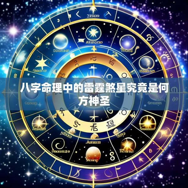 八字命理中的雷霆煞星究竟是何方神圣