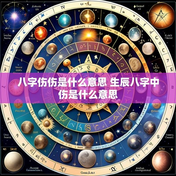 八字伤伤是什么意思 生辰八字中伤是什么意思