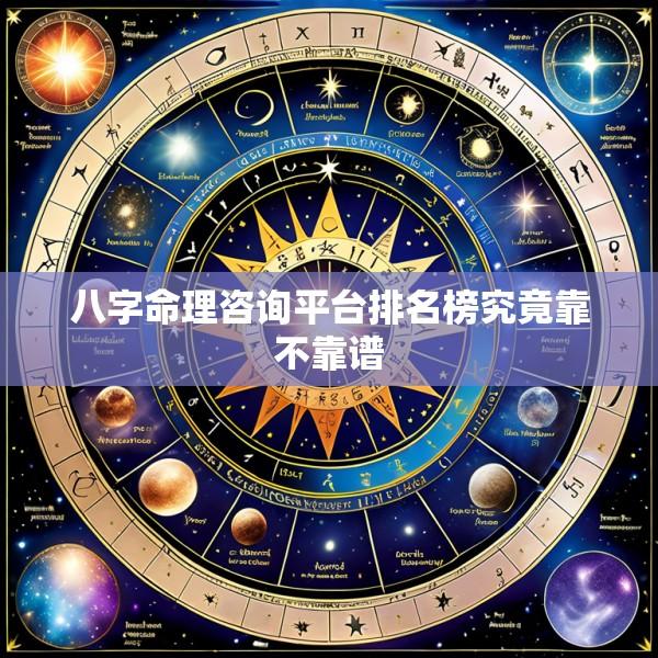 八字命理咨询平台排名榜究竟靠不靠谱