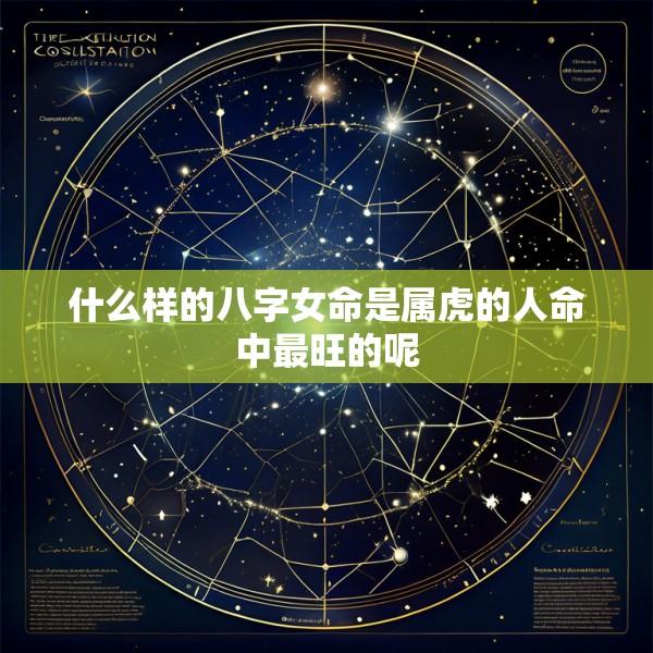 什么样的八字女命是属虎的人命中最旺的呢