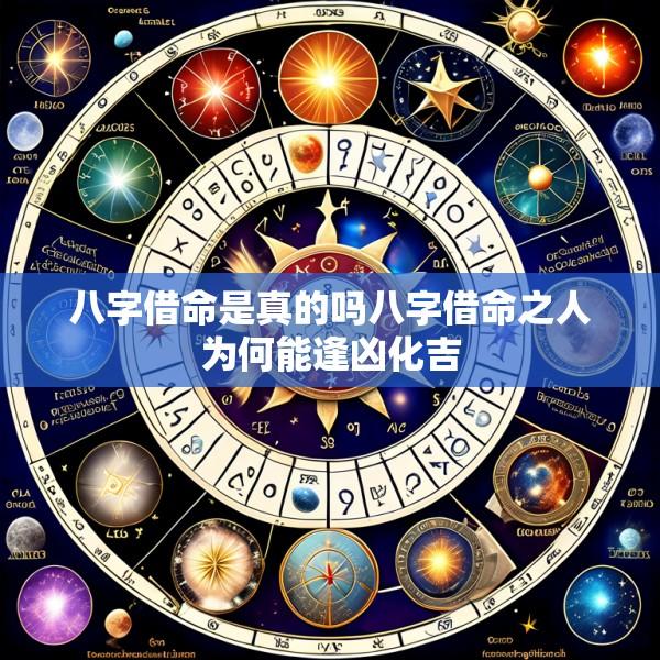 八字借命是真的吗八字借命之人为何能逢凶化吉