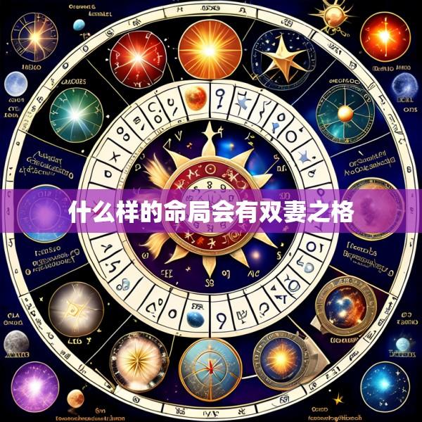 什么样的命局会有双妻之格