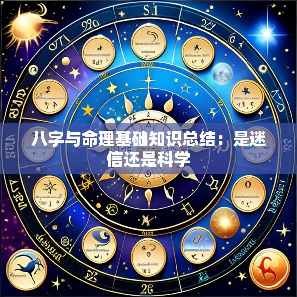 八字与命理基础知识总结：是迷信还是科学