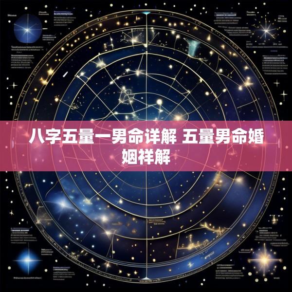 八字五量一男命详解 五量男命婚姻祥解