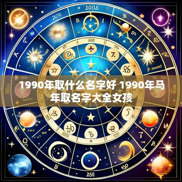 1990年取什么名字好 1990年马年取名字大全女孩