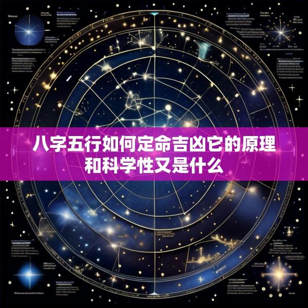 八字五行如何定命吉凶它的原理和科学性又是什么