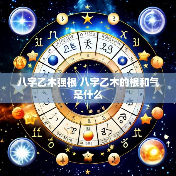 八字乙木强根 八字乙木的根和气是什么