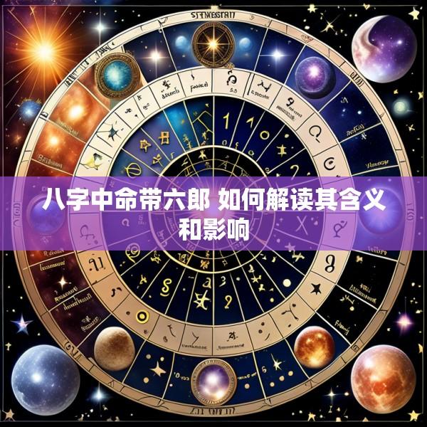 八字中命带六郎 如何解读其含义和影响