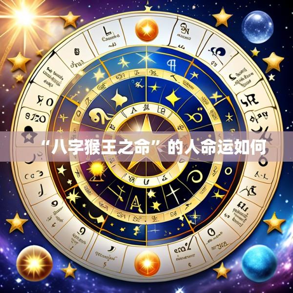 “八字猴王之命”的人命运如何