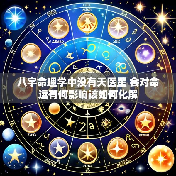 八字命理学中没有天医星 会对命运有何影响该如何化解