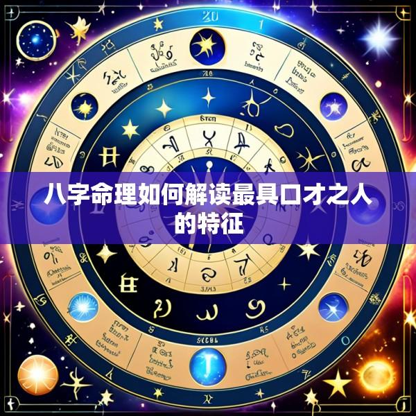 八字命理如何解读最具口才之人的特征