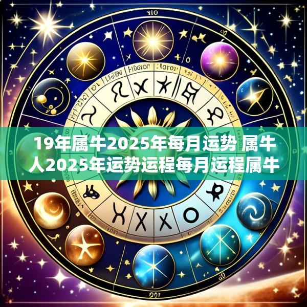 19年属牛2025年每月运势 属牛人2025年运势运程每月运程属牛人