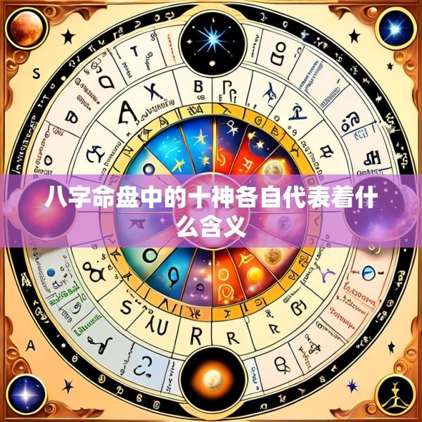 八字命盘中的十神各自代表着什么含义
