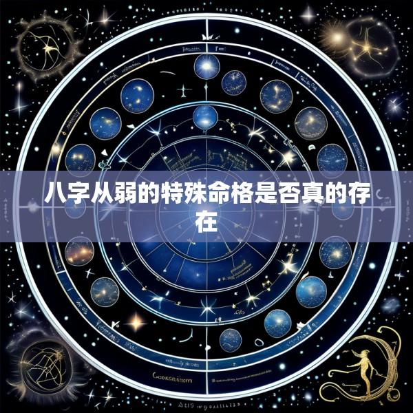 八字从弱的特殊命格是否真的存在