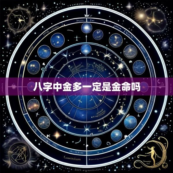 八字中金多一定是金命吗