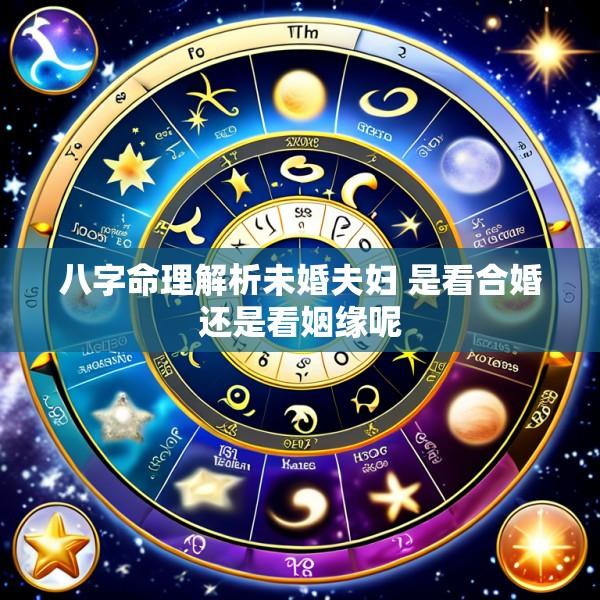 八字命理解析未婚夫妇 是看合婚还是看姻缘呢