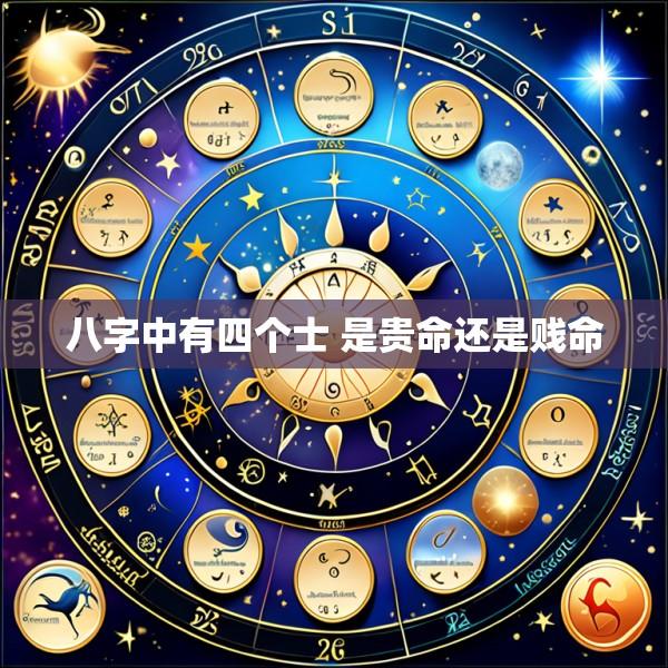 八字中有四个士 是贵命还是贱命