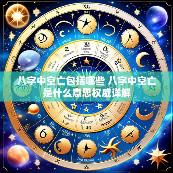 八字中空亡包括哪些 八字中空亡是什么意思权威详解