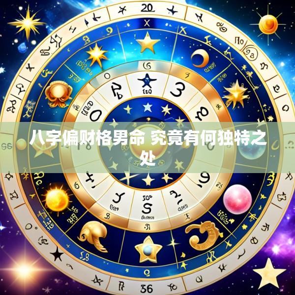 八字偏财格男命 究竟有何独特之处