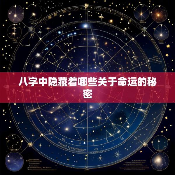 八字中隐藏着哪些关于命运的秘密