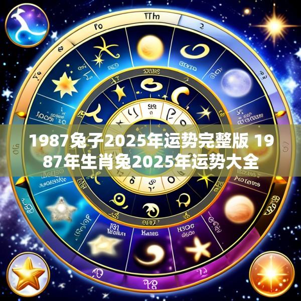 1987兔子2025年运势完整版 1987年生肖兔2025年运势大全