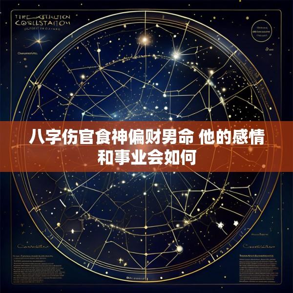 八字伤官食神偏财男命 他的感情和事业会如何