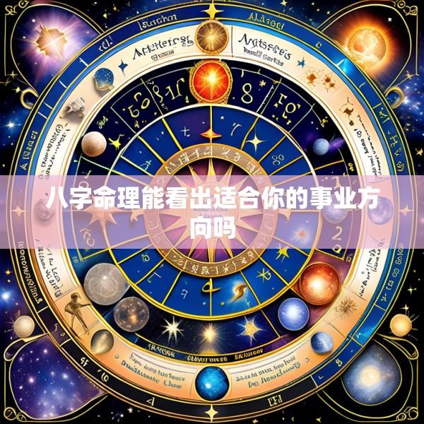 八字命理能看出适合你的事业方向吗