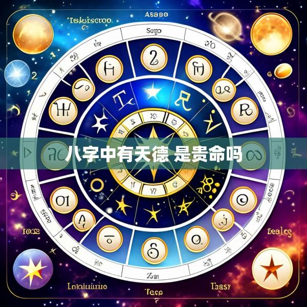 八字中有天德 是贵命吗