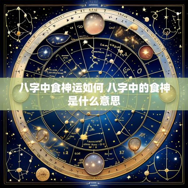 八字中食神运如何 八字中的食神是什么意思
