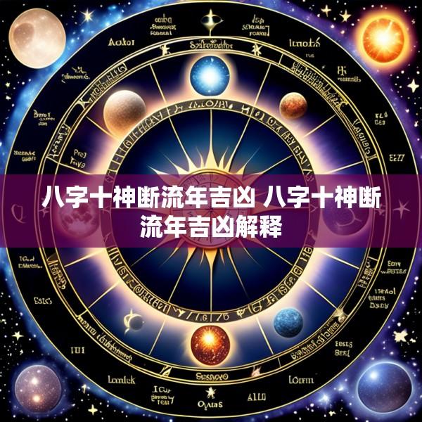 八字十神断流年吉凶 八字十神断流年吉凶解释