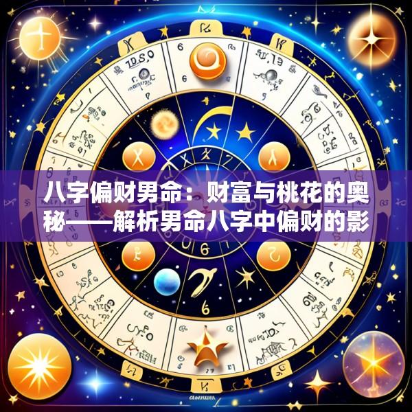 八字偏财男命：财富与桃花的奥秘——解析男命八字中偏财的影响