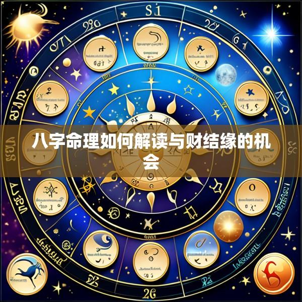八字命理如何解读与财结缘的机会