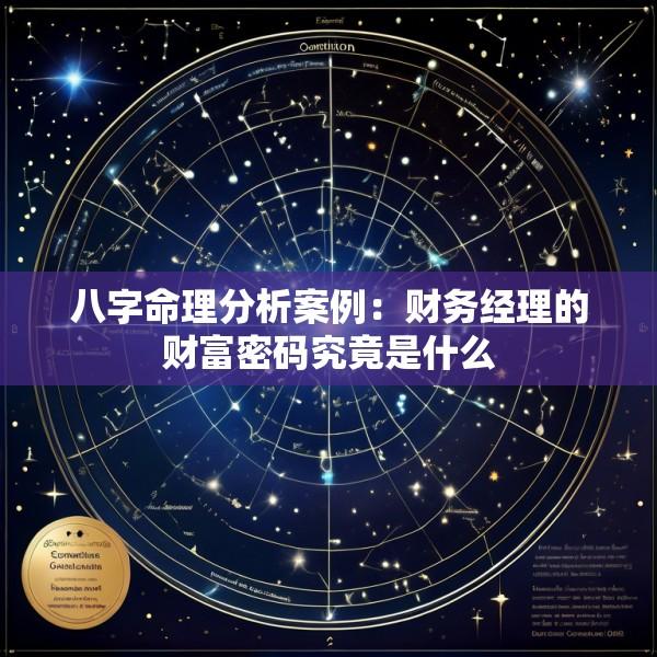八字命理分析案例：财务经理的财富密码究竟是什么