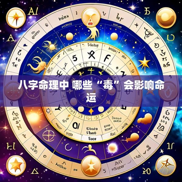 八字命理中 哪些“毒”会影响命运